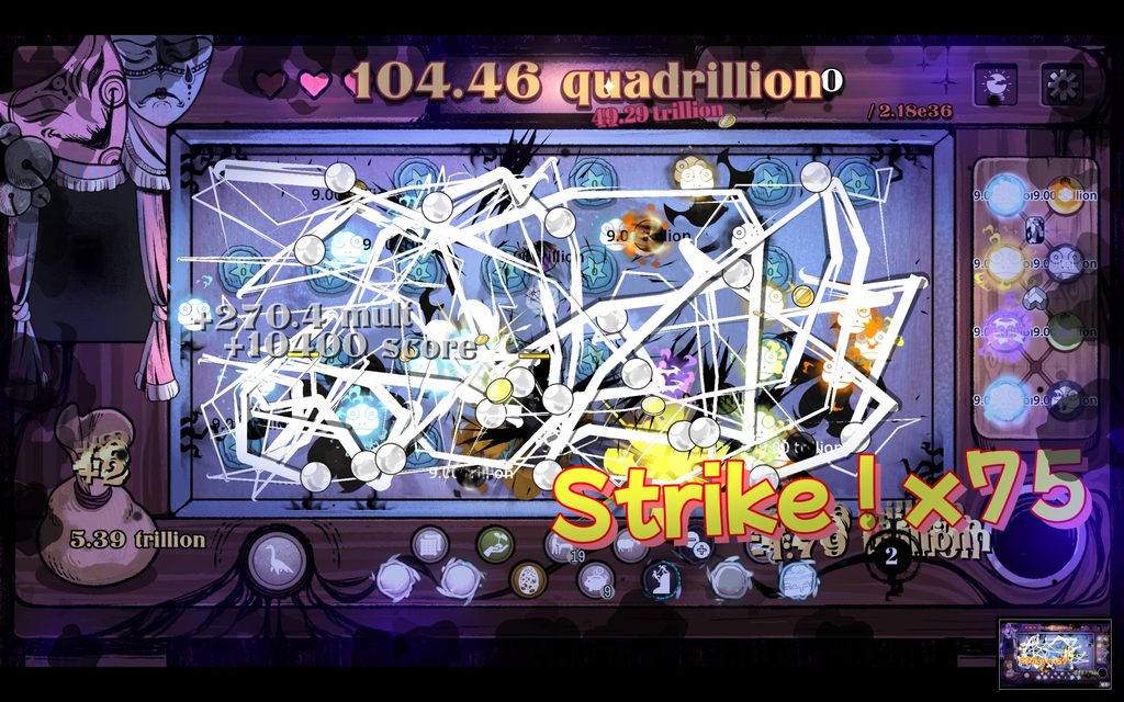 Strike x75 at quadrillion-level scores (Nessie)